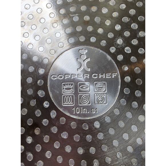 Copper Chef 10" Round Frying Pan w/ Glass Vented Lid Ceramic Non Stick Coating - Picture 16 of 16